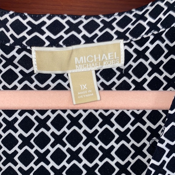 Michael Kors Black And White Geometric Dress - Picture 4 of 4